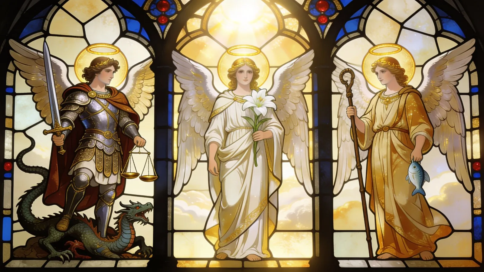 Les archanges Michel, Gabriel et Raphaël, 29 septembre