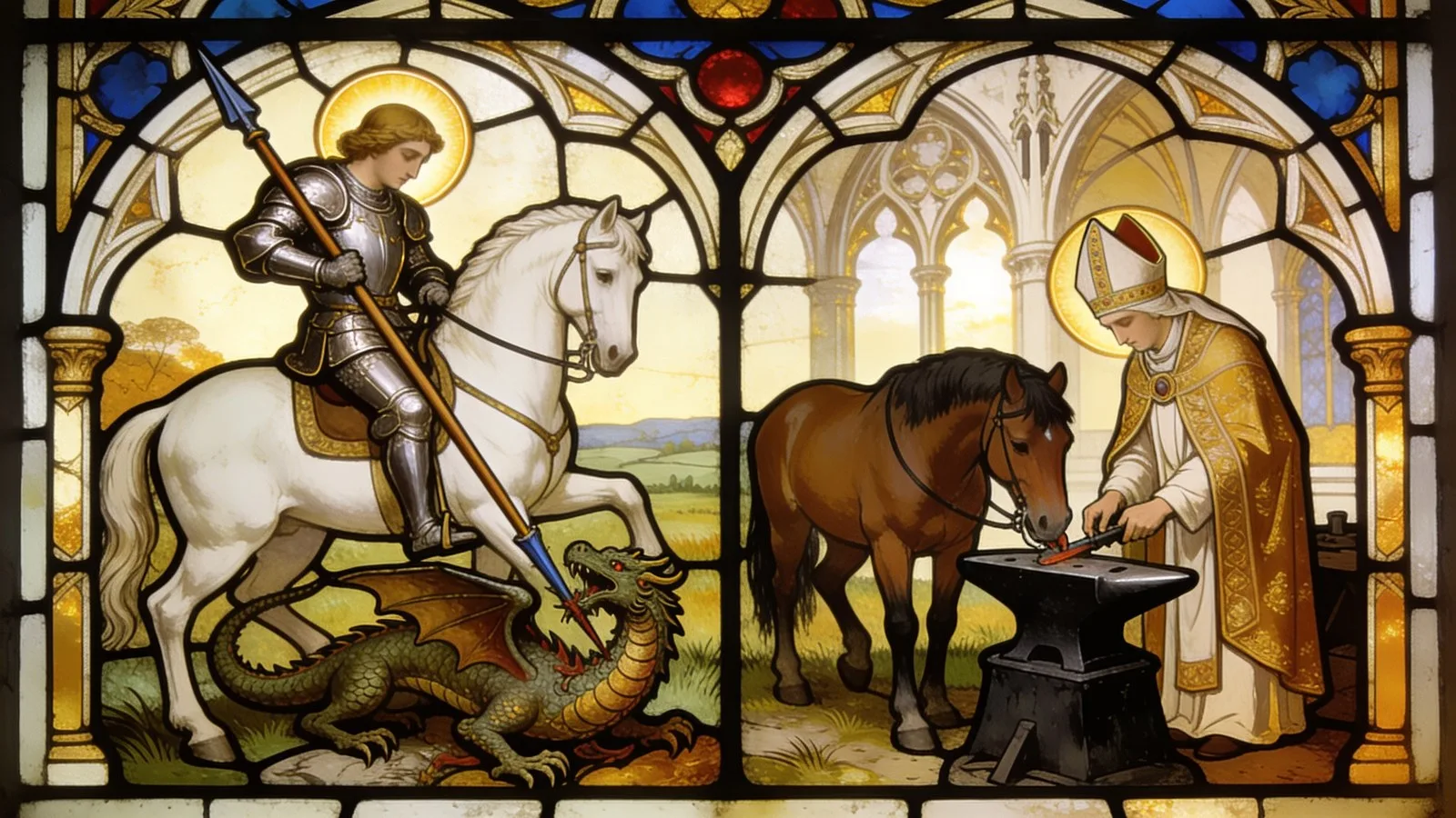 Quel est le saint patron des cavaliers ? Saint Georges, saint Martin et saint Éloi
