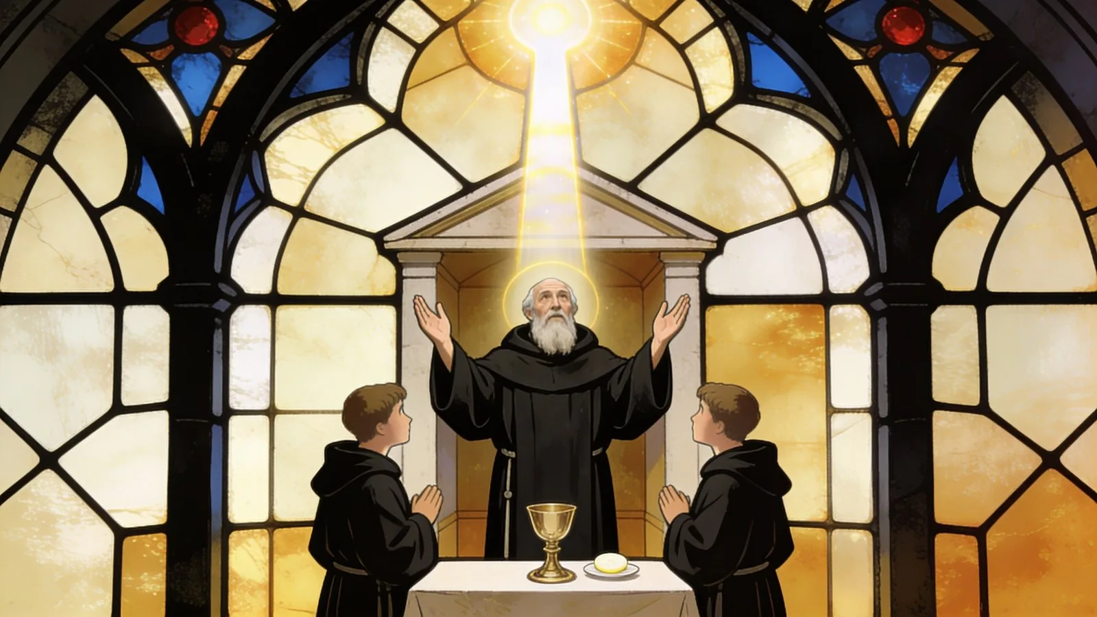 Saint Benoît et saint Joseph, patrons des mourants